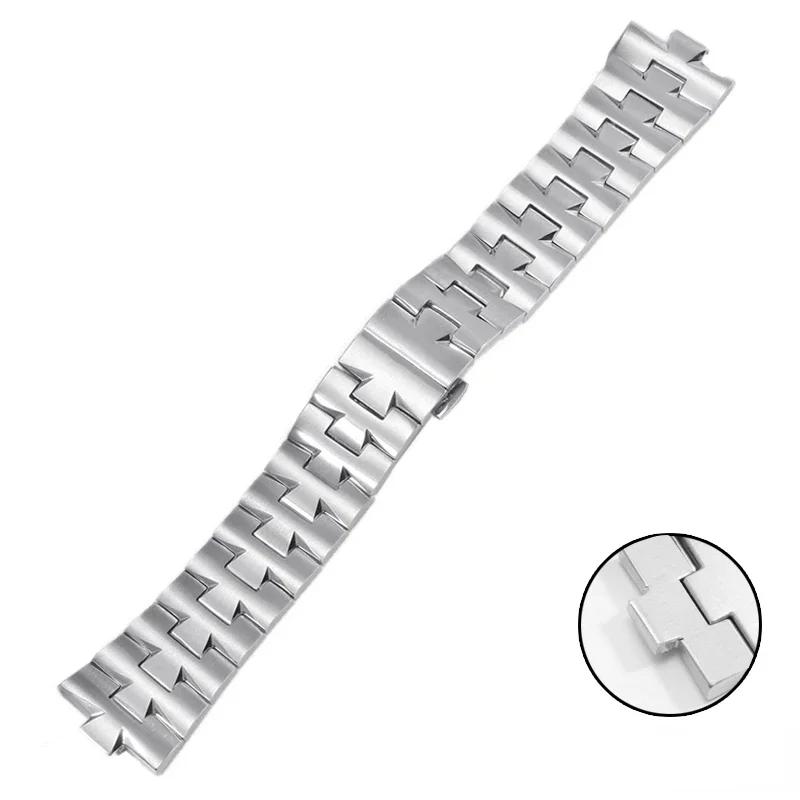 

Для часов VACHERON CONSTANTIN VC 47660/47040 Ремешок для часов Overseas Мужские Аксессуары для часов 24 мм*7 мм Нержавеющая сталь Ремешок для часов 24x7mm