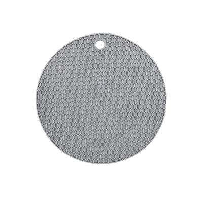 Rund Placemat Gummi Giftfri Förhindra Halk Värmebeständig Tvättbar Bordsunderlägg för Kopp