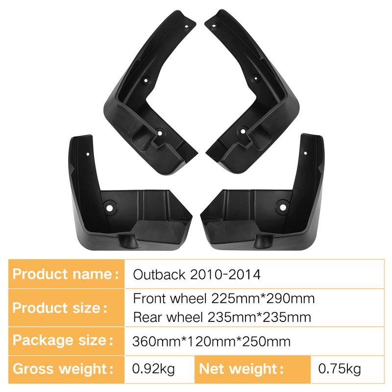Adatto per Subaru Outback 2010-2014 parafango piastrella ricambi auto modifica