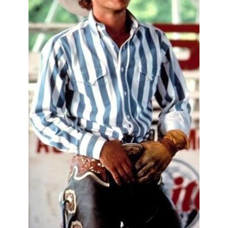 Cămașă cu nasturi cu dungi pentru bărbați