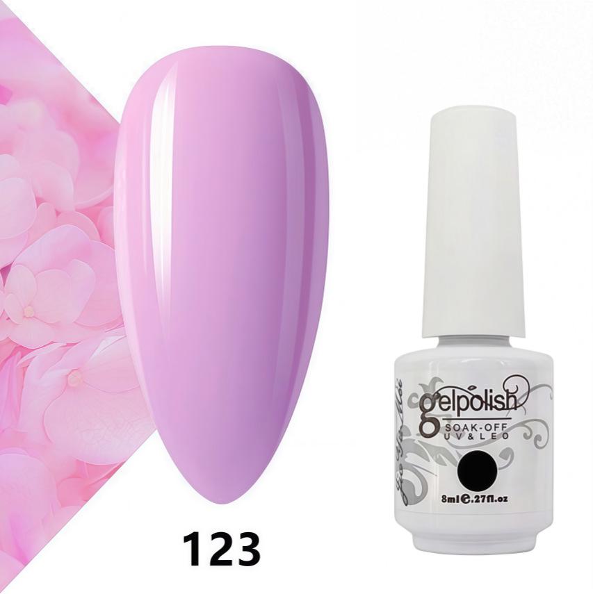 Amber Gel Polish Set: Gel Polish Manicure Kit with Whitening, Base Coat, and Sealer.