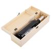 Single Bottle Red Wine Box Wooden Wine Packing Box Carries Holder Gift