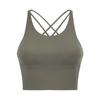 Lu Same Sports Bra for Women 2025 New Outdoor Removable Bubble Wrap Running Fitness Beauty Back Yoga Vest