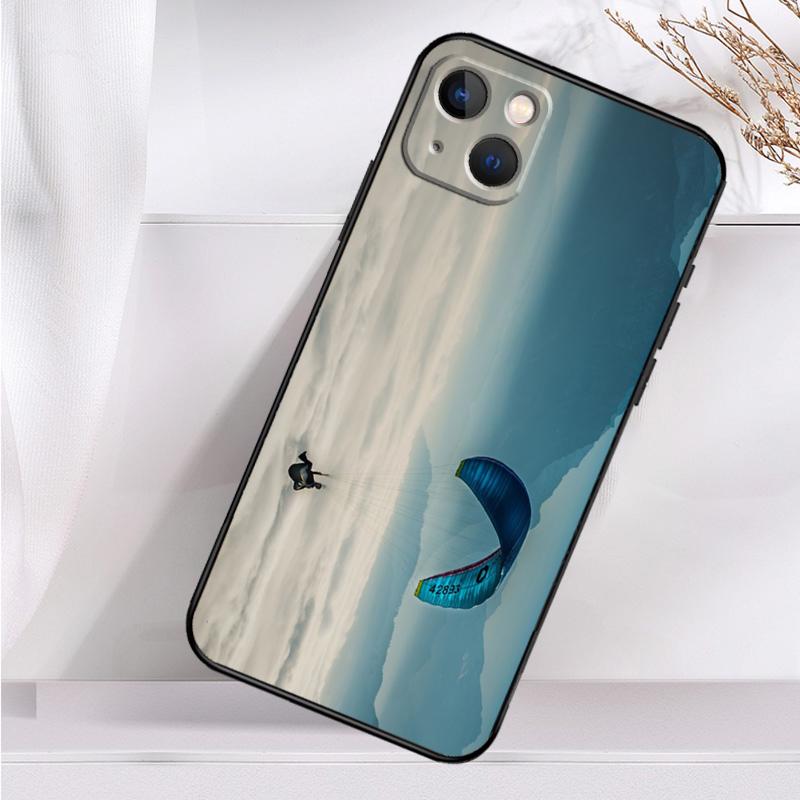 Paragliding Sport Phone Case For iPhone 14 13 12 11 16 15 Pro Max Plus Mini 7 8 X XR XS Max Soft Cover