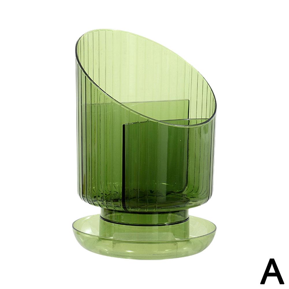 

Вращающийся на 360° держатель для кистей для макияжа, роскошный косметический органайзер, губная помада, держатель для карандашей для бровей, коробка для хранения теней для век