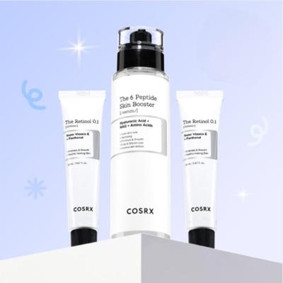 Retinol 0.1 Creme ×2 + Peptid-Serum 150ml – Elastizität & Faltenpflege 3-teiliges Set