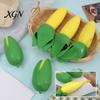 Fruit Sensory Toy Simulation Peeled Banana Squeeze Stretchy Slow Rebound Corn Fidget Portable Simulated Vegetable TPR Stress Ball