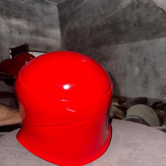 Red Royal Guard Helmet  Sci-Fi Cosplay Armor Mask Collector Display Prop