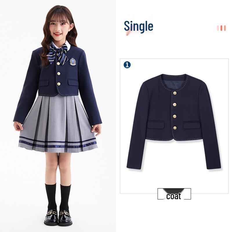 

Форма для детского сада в британском стиле: Детские официальные пиджаки для мальчиков и девочек 130 cm