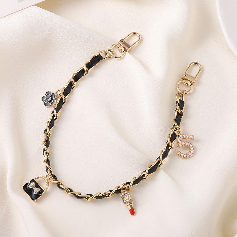 

36cm pendant pearl handheld wristband lanyard for beach bag jean phone case tumbler cup bottle resistance accessory decorations