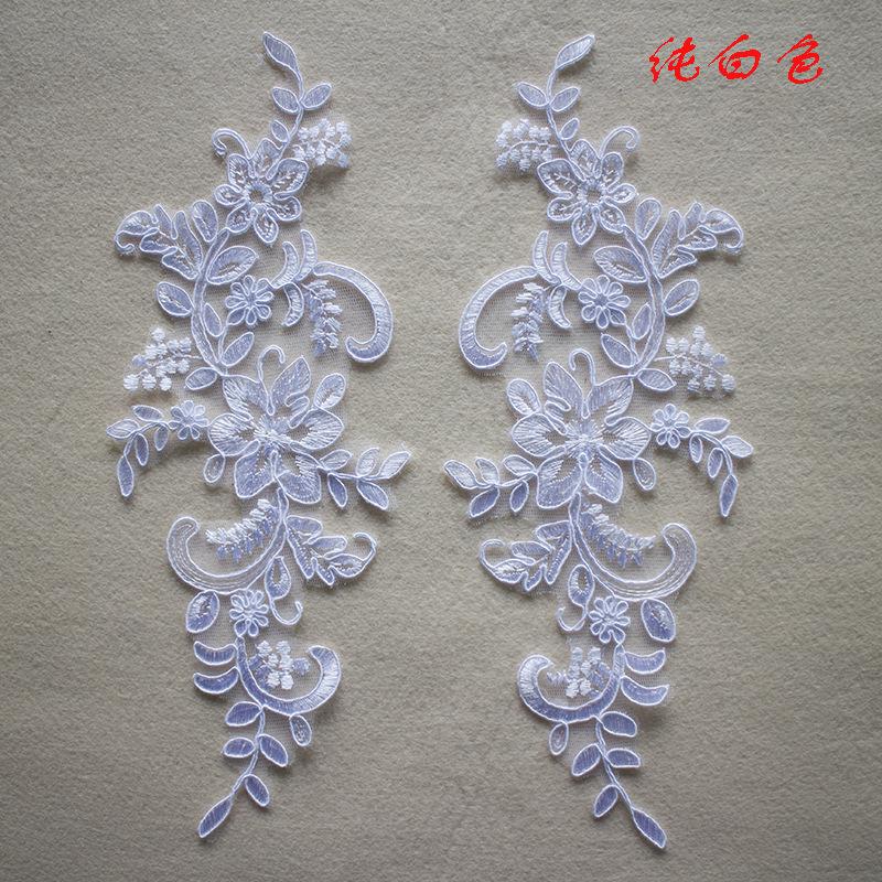 Lace Lace To Flower Silver Thread, Bridal Wedding Dress Veil Clothing Flower Diy Handmade Material Head Jewelry Accessories