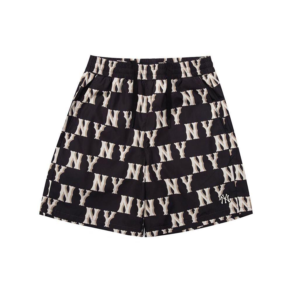 MLB New York Yankees Letter Print Sports Shorts Unisex Shorts Black 3ASMM0133-50BKS