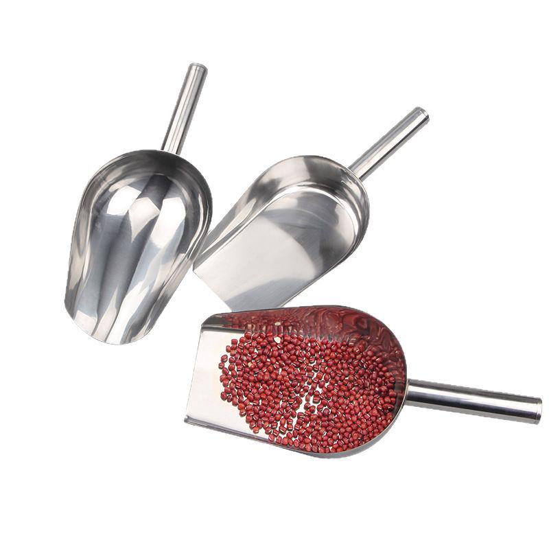 Multi-Purpose Stainless Steel Scoop for Ice, Tea, Flour, Sugar, Grains, and More