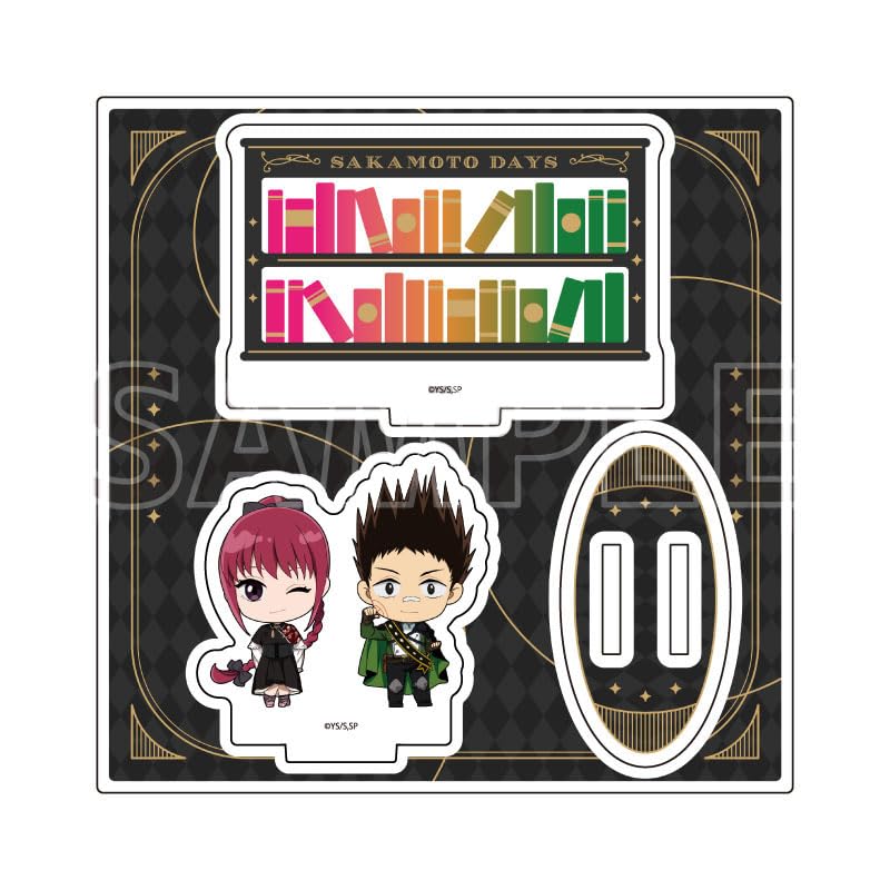 

SAKAMOTO DAYS 02 Riku Shoto & Masumi Heisuke Gothic Ver. [Mini Character Illustration] Acrylic Stand Plate