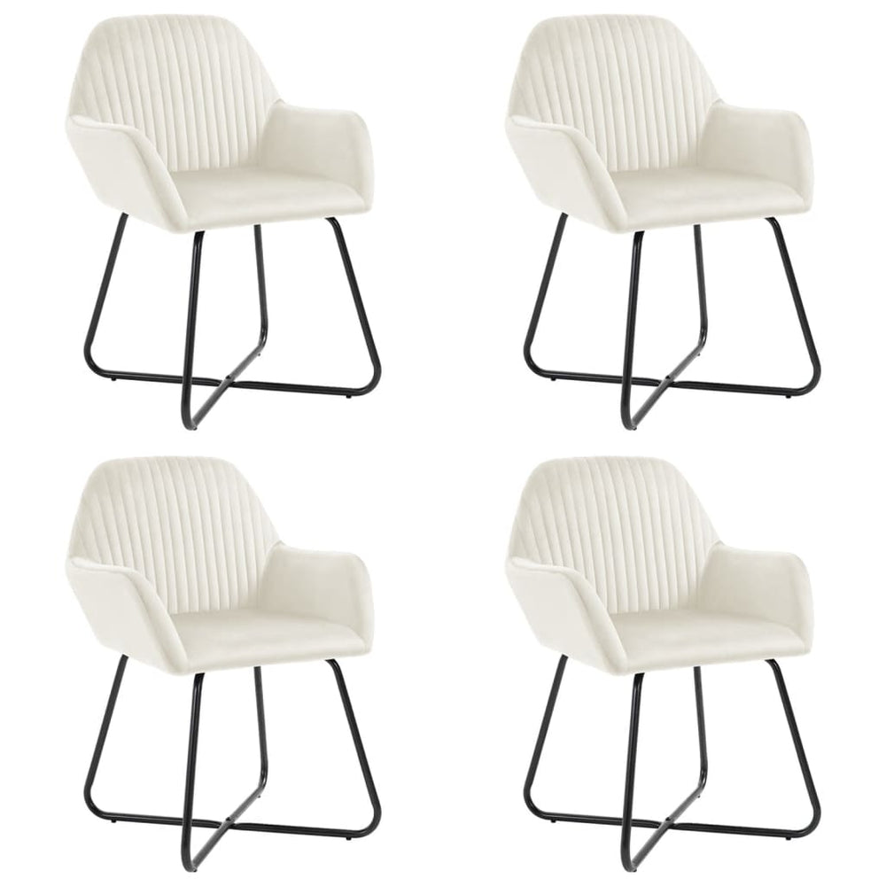 Chaises à manger lot de 4  Velours