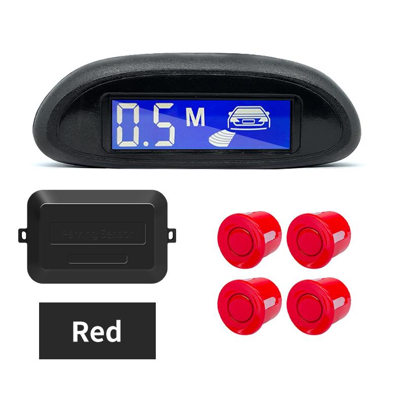 Sinovcle Parking Sensor For Car With Auto Parktronic Reverse LED Monitor 4 Sensors Radar Detector System Backlight Display