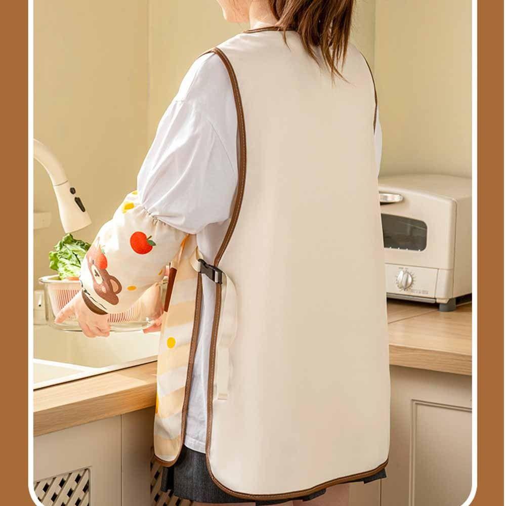 Waterproof Baking Apron Breathable Sleeveless Workwear Apron Oil-Proof Lightweight Kitchen Cooking Apron Kitchen Use