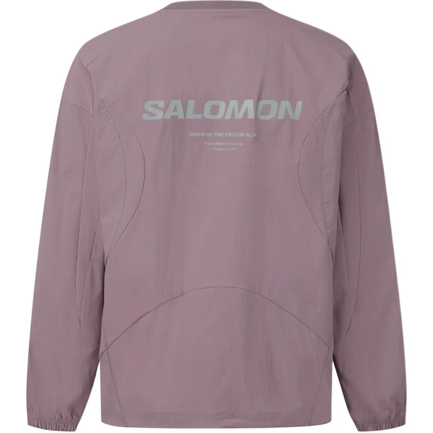 Salomon Slate Rock Unisex Crew Neck Loose Long Sleeve Sweatshirt Unisex sweatshirt C30701