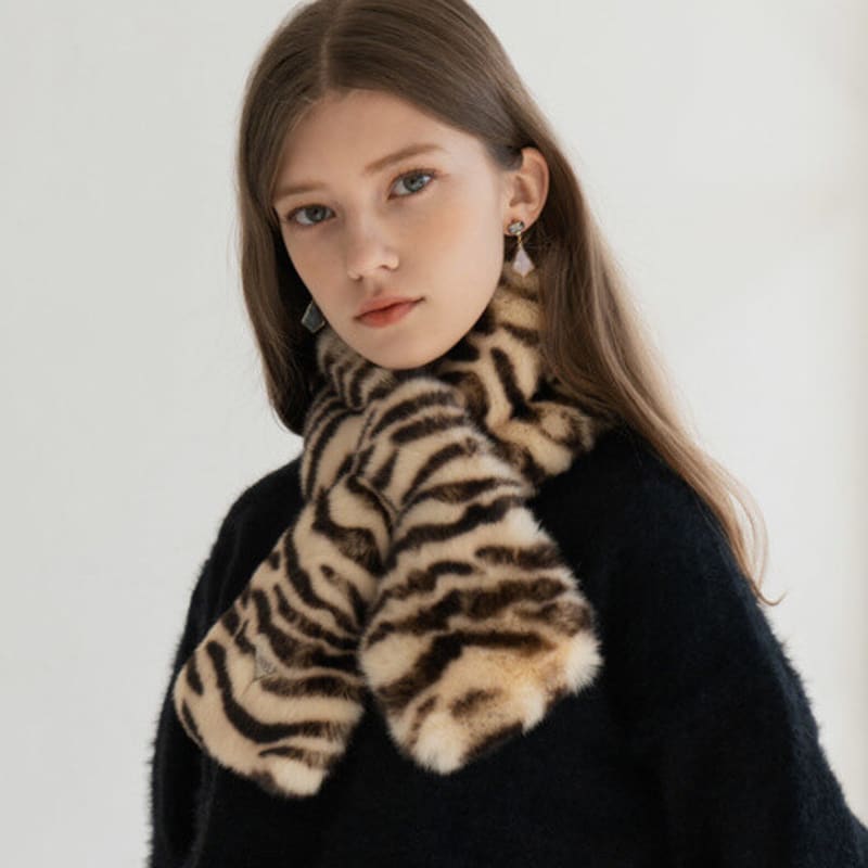 MANES Laon Fake Fur Muffler (4color)