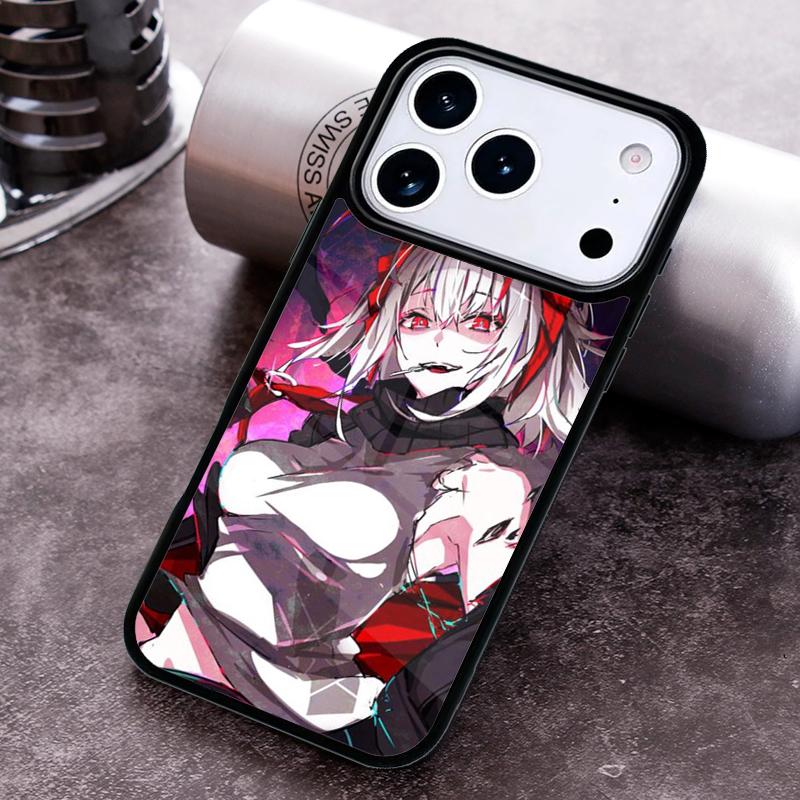 W Arknights Girl Phone Case For iPhone 17,16e,15,14,13,12,11,Mini,Pro,MAX soft Silicone Cover