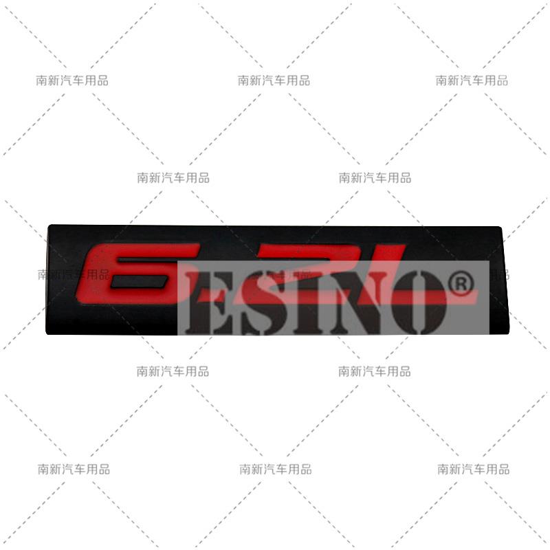 Car Styling 3D Metal Chrome Zinc Alloy Adhensive Emblem 6.0L 6.1L 6.2L 6.4L 7.0L 7.3L Body Trunk Fender Badge Accessory