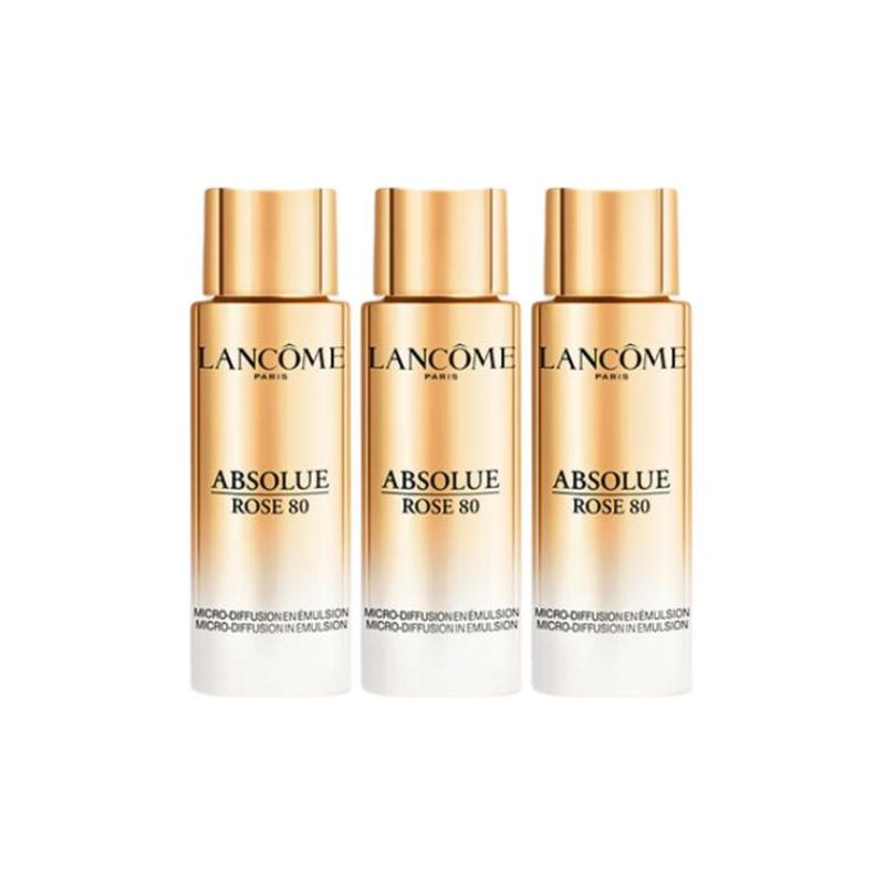 Lancôme Absolue Rose 80 Увлажняющая эмульсия Дорожный размер Образец(10мл) 10ml*3