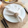 6Pcs Napkin Rings Handmade Farmhouse Weaving Easy To Clean Western Restaurant Linen Straw Napkin Rings