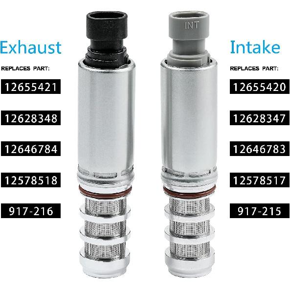 Intake & Exhaust Camshaft Position Sensor Actuator VVT Solenoid Control Valve Kits For Chevrolet Equinox Malibu Cobalt HHR GMC Terrain Buick Pontiac