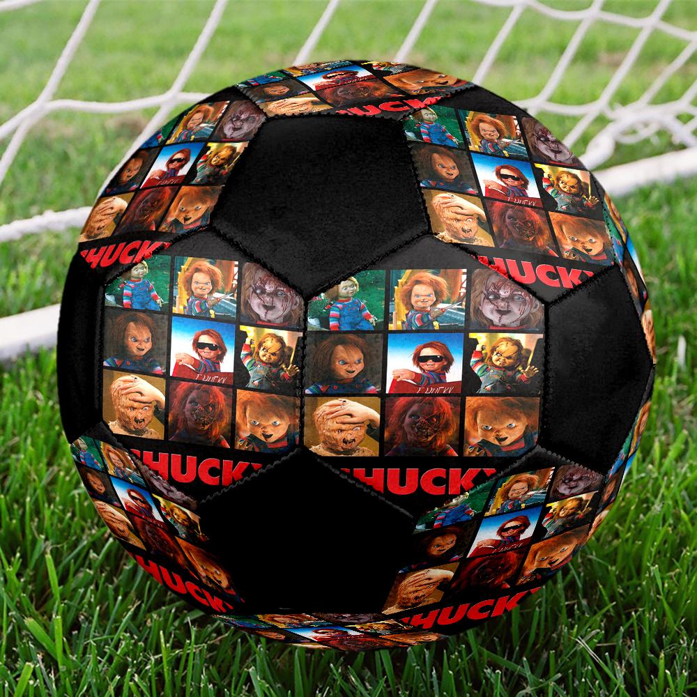 Halloween Horror Theme Size 5 Soccer Ball, Suitable for Both Indoor and Outdoor Matches, a Gift Suitable for Everyone.