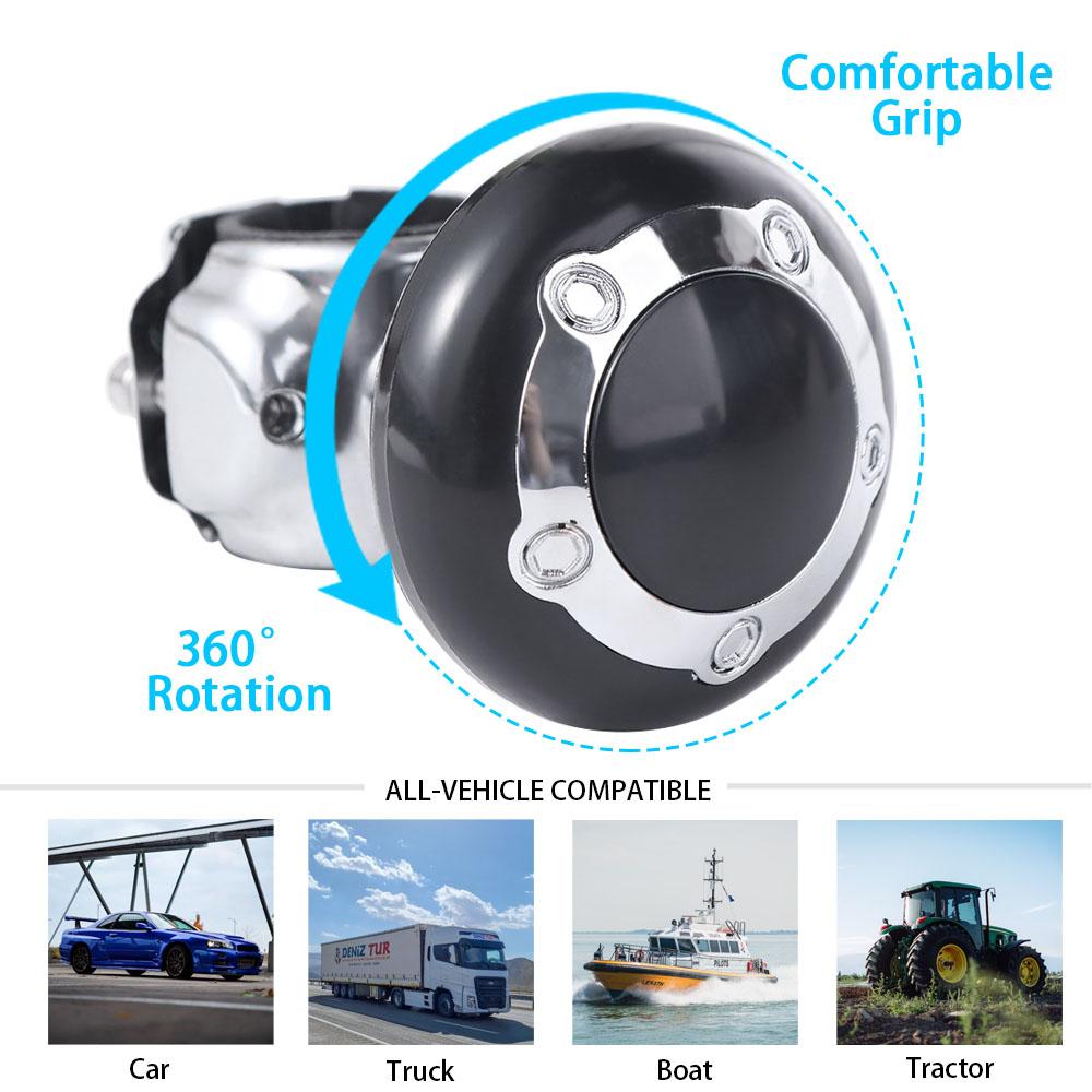 Car Turning Steering Wheel Spinner Knob ABS Car Accessories Steering Wheel Ball Handle  Vehicle