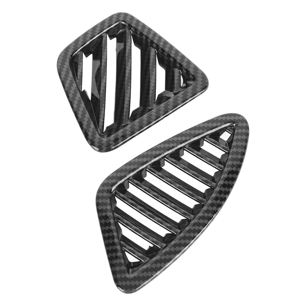 2 Stück Seitenlüftungsblende links rechts Kohlefaser-Stil stilvoller Look für NQ5 2022 bis