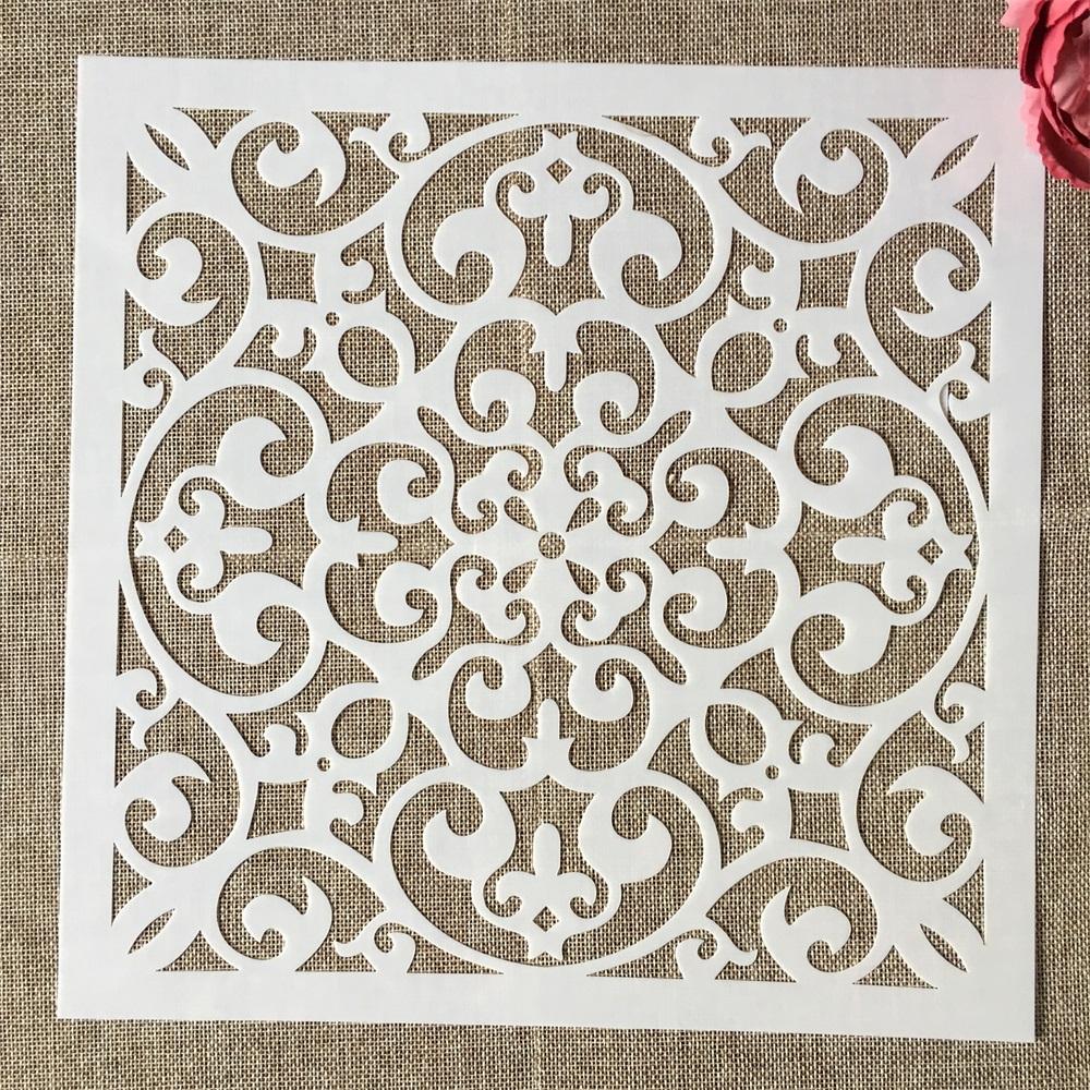30*30cm Mandala Geometry Totem DIY Layering Stencils Wall Painting Scrapbook Coloring Embossing Album Decorative Template