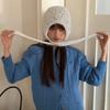 Trendy Luxury Sequined Winter Hat Ear Protection Outdoor Beanies Thick Warm Baotou Knitted Decorative Hat Chrismas Gifts