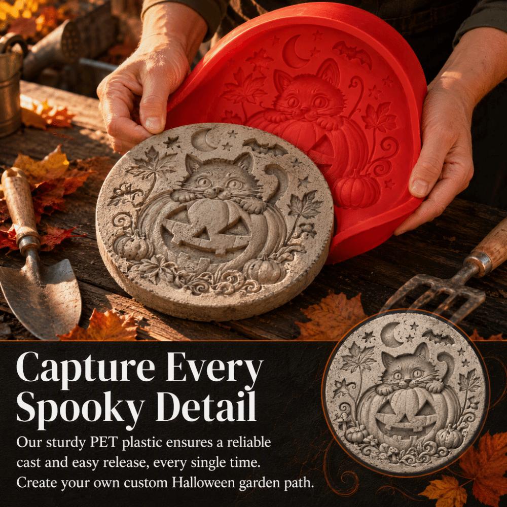 Resin Material Stepping Stone Mold Reusable Garden Path Mold Halloween Mold Walkway Path