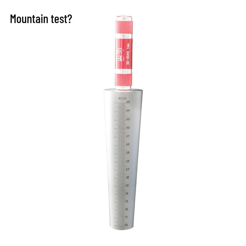 Mountain Measurement Tapered Bore Gauge: 1-6.5mm & 3-15-30-45-60mm Inner Diameter Plug Gauge