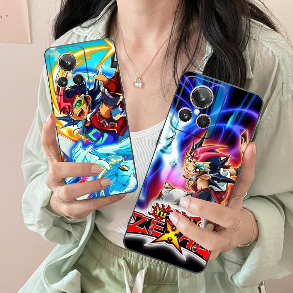 Yugioh Yuma Tsukumo Mobile Phone Case for Realme 15 14 13 12 11 10 9 Pro Plus T i Lite 5G Colorful Printing Cover Cover Luxury