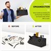 3D Printer Tools Storage Box Large Capacity 24 Holes Easy To Install Multipurpose Tool Storage Box Desktop Detachable Organizer