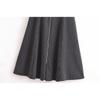 Women's Round Neck Sleeveless Midi Dress Loose Fit Mid Rise Casual Striped Maxi Dress
