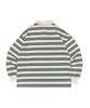 CARGOBROS FÜR DAMEN Gestreiftes lockeres Poloshirt (Elfenbein)