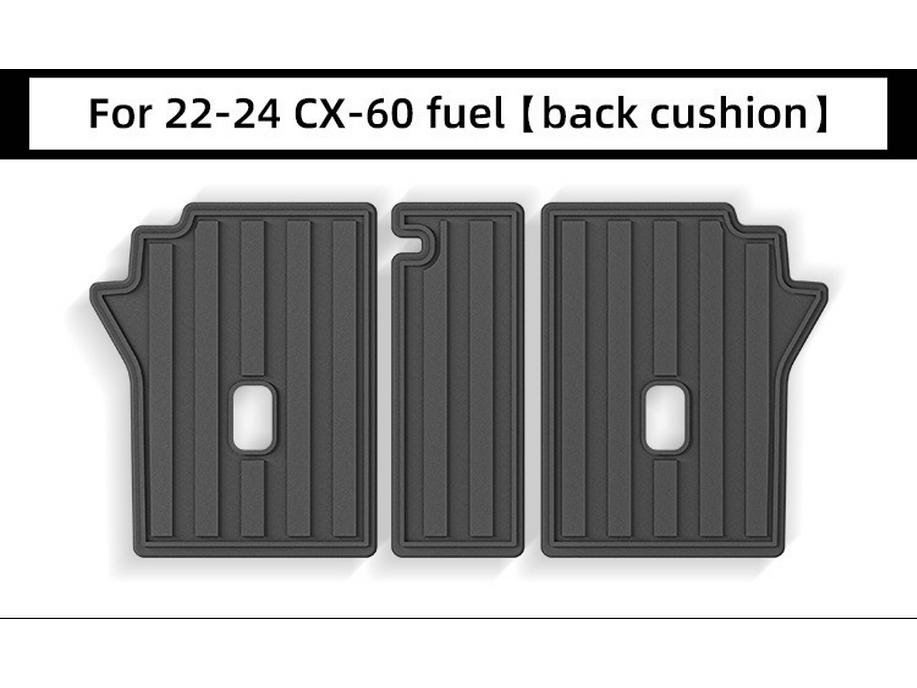 Mazda CX-60 2022-2024 Eco-Friendly TPE Mats: Car Floor, Trunk, Seat Back