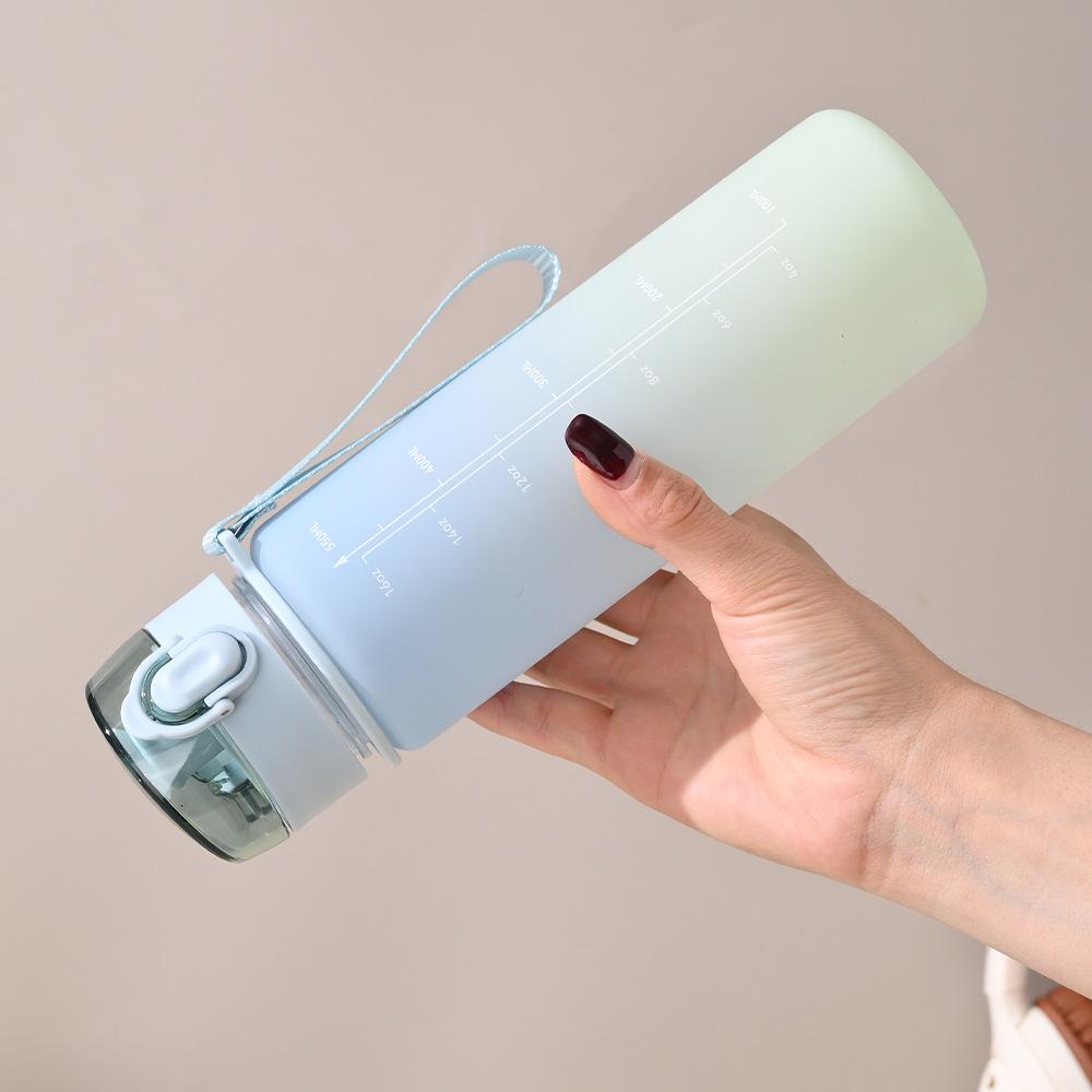 550ml Hra Sprunki Gradientní Sportovní Láhev na Vodu Kreslená Nepropustná Přenosné Lahve na Pití Venku Sport Fitness Pohárek na Vodu