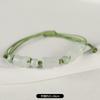 Retro ceramic flower woven bracelet niche literary hand rope small fresh bell bracelet female