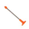 Golf Cutting Direction Indicator Orange 2 Sections Telescopic Golf Alignment Swing Training Aid Stick