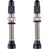 2PCS Tubeless Valves, Brass Tubeless Valve Stem(40 mm), 1PSC Valve Core Remover Tool