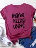 MAMA NEEDS WINE Letter Print T Shirt WoUnisex Short Sleeve O Neck Loose Tshirt Summer WoUnisex Tee Shirt Tops Camisetas Mujer