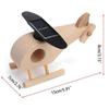 Per Modello di Aereo Elicottero Solare in Legno Creativo Educazione Precoce per Bambini