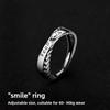 Ring Men's Tide Advanced Sense Index Finger Female Couple Ring Niche Design Titanium Steel Does Not Fade