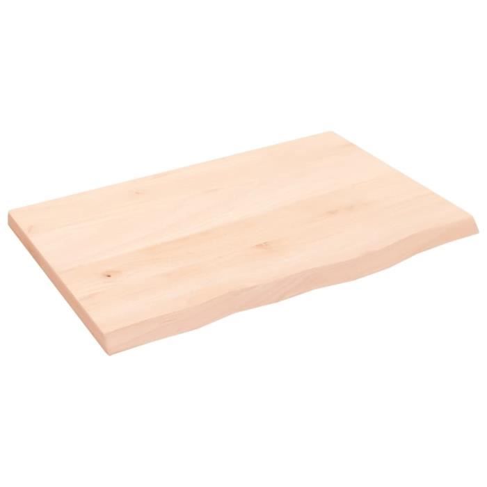 VidaXL Tabletop 60x40x2 Cm Solid Untreated Oak Wood 3156281