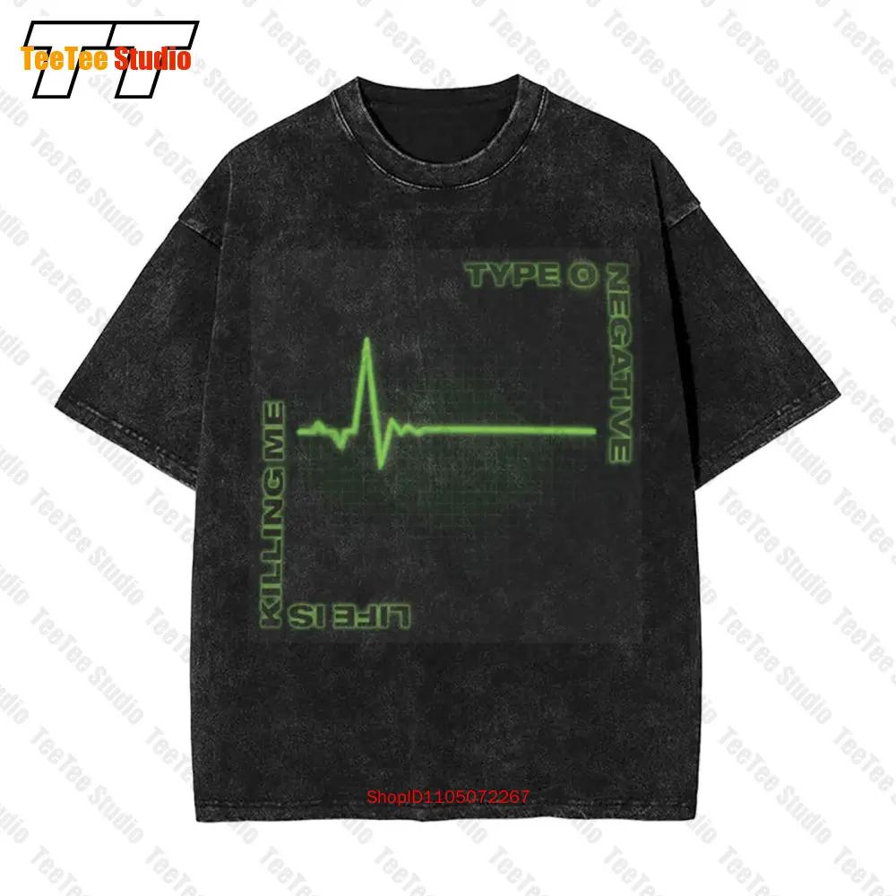 Type O Negative Band Life Is Killing Me Peter Steel Carnivore Vintage Oversized T-Shirt XDOG
