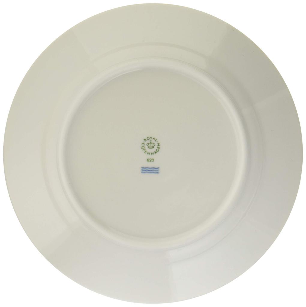 Dovezený Royal Copenhagen bílý vroubkovaný talíř 19 cm 1017402 [Běžný produkt]